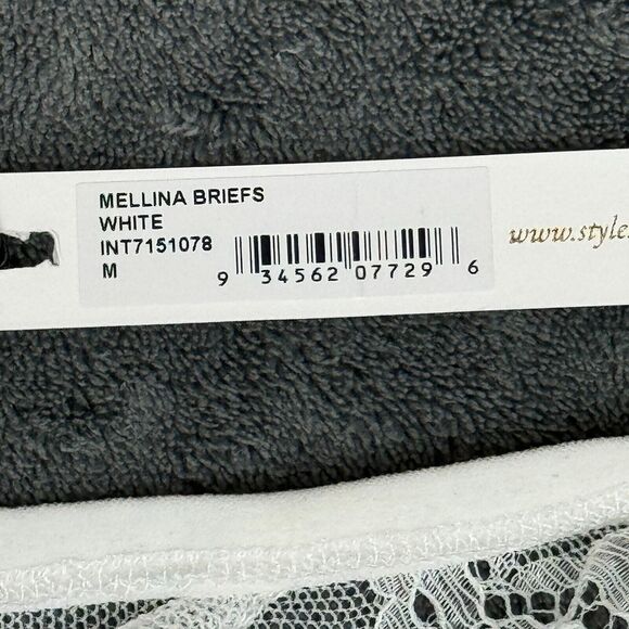 Stylestalker Mellina White Lace Briefs Panties Lingerie Sz. M NEW - Picture 7 of 8